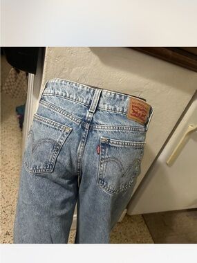 Levi's Light Blue  sexy Stonewash 501-Style Jeans
